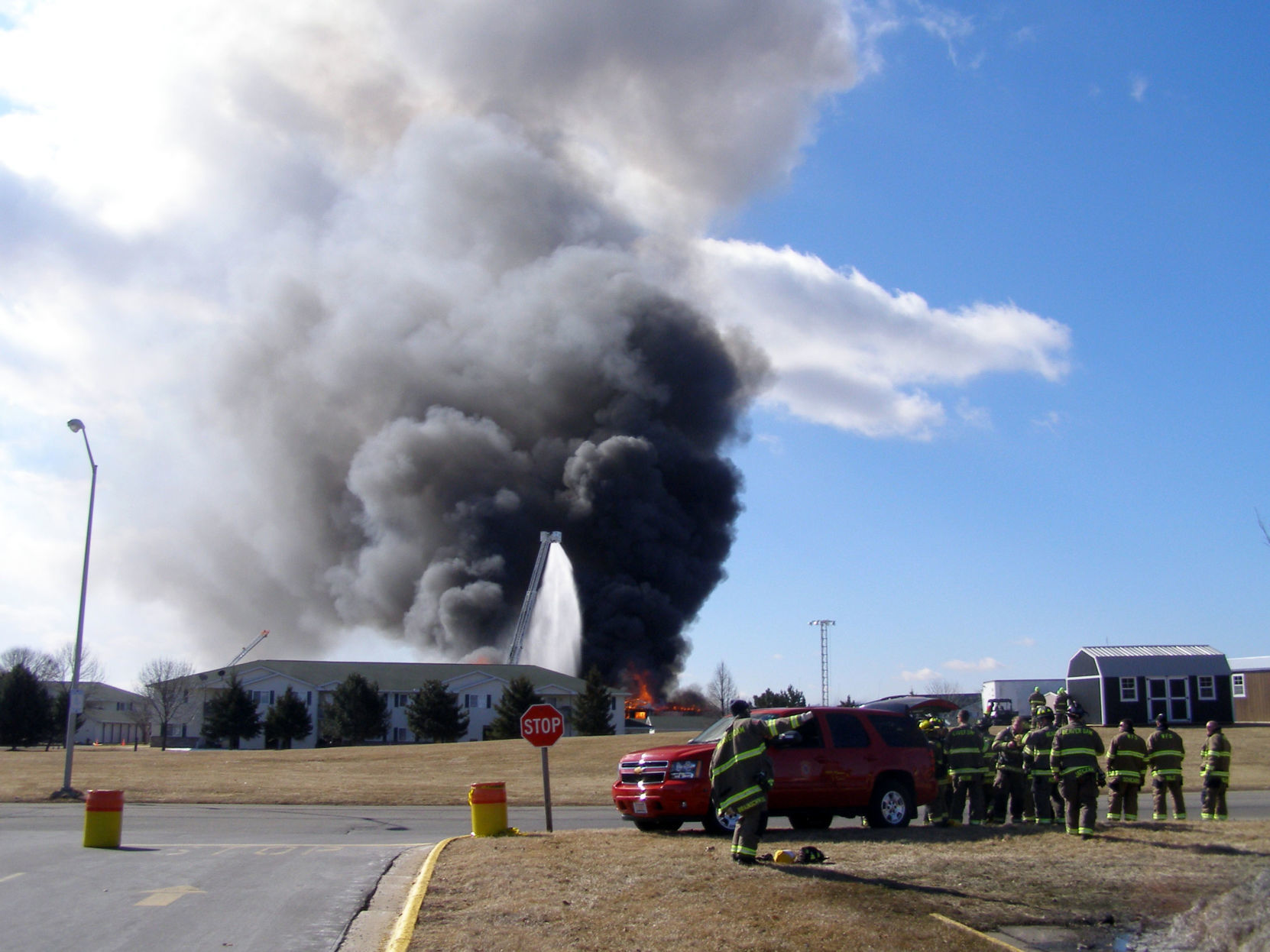 Investigation photos from 109 Knaup Drive explosion